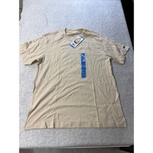 Champion Mens Authentic Athleticwear T-Shirt Fresh Skin Tan Large NWT